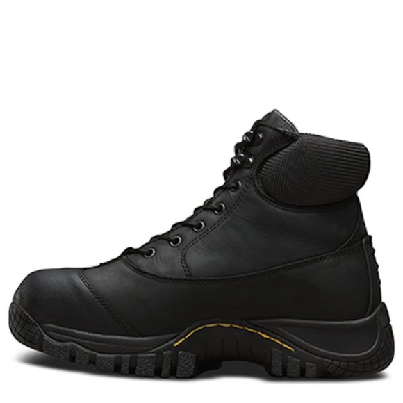 Dr. Martens Heath St Waterproof Black Industrial Work Boot Steel Toe